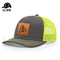 Trucker hats with leather patch